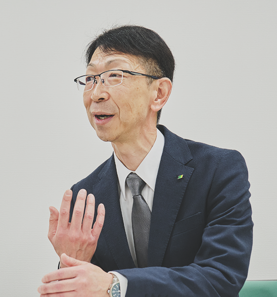 濱田課長 インタビュー風景1